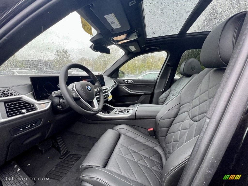 Black Interior 2024 BMW X5 xDrive40i Photo #146055721