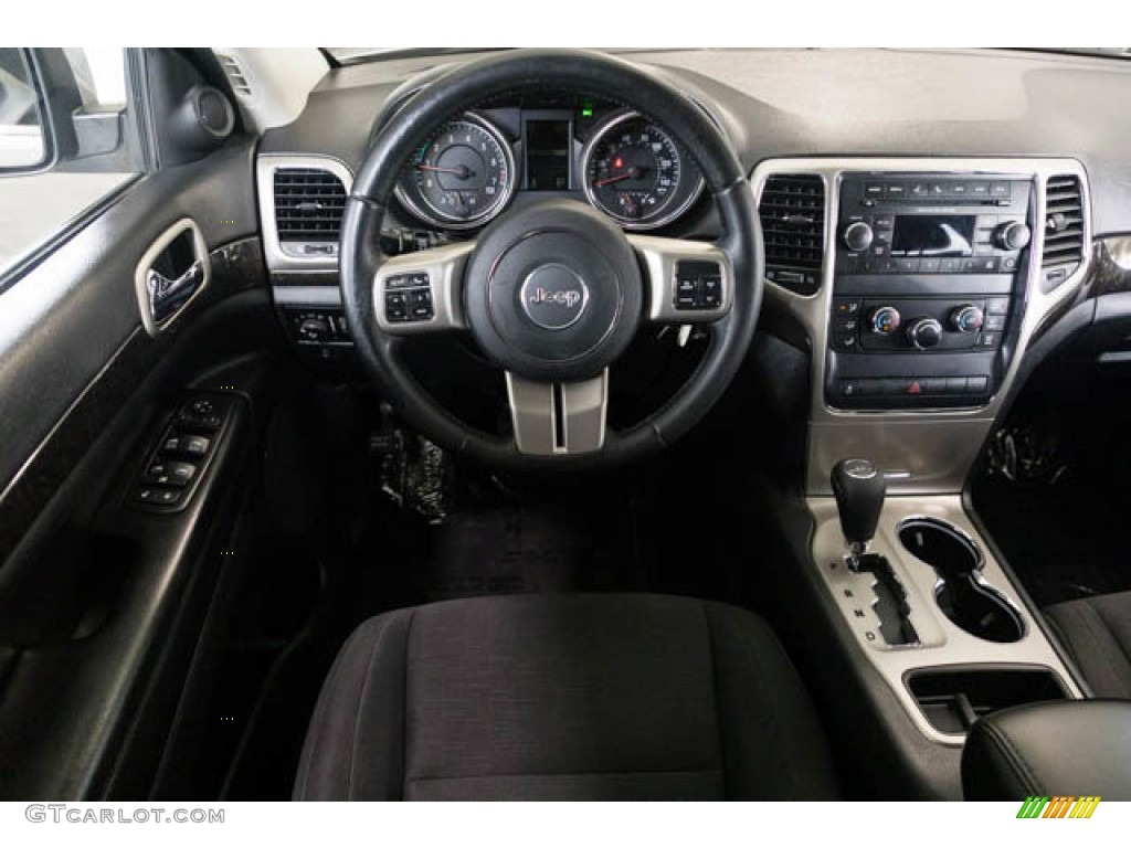 2012 Grand Cherokee Laredo - Bright Silver Metallic / Black photo #5