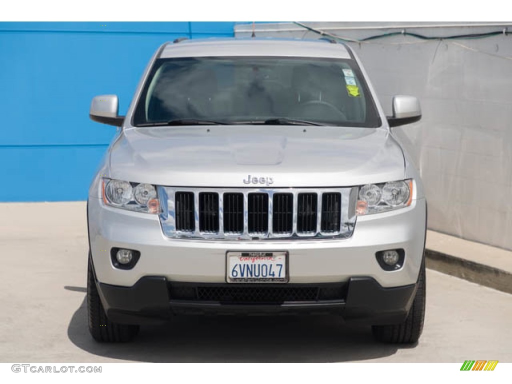 2012 Grand Cherokee Laredo - Bright Silver Metallic / Black photo #7