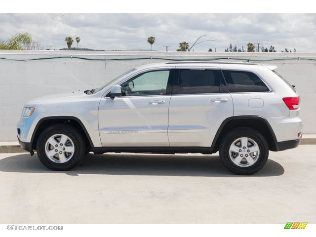 2012 Grand Cherokee Laredo - Bright Silver Metallic / Black photo #8