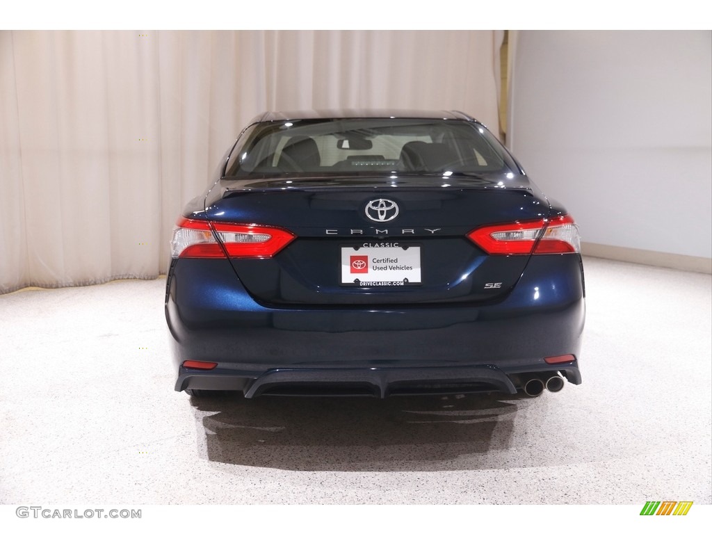 2018 Camry SE - Galactic Aqua Mica / Black photo #16