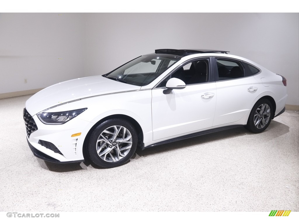 2021 Sonata SEL - Quartz White / Black photo #3