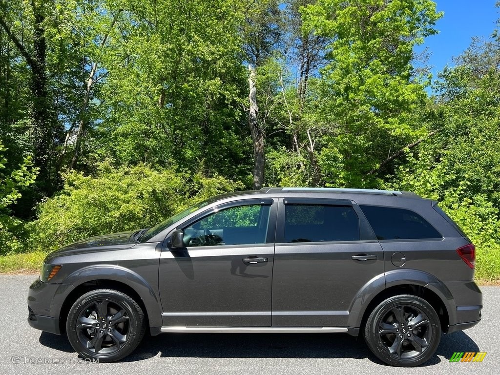 Granite Pearl 2019 Dodge Journey Crossroad AWD Exterior Photo #146056565