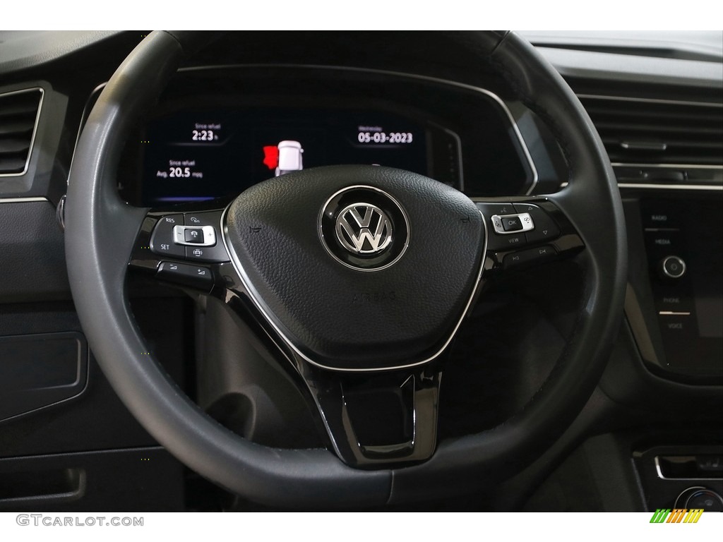 2020 Tiguan SEL 4MOTION - Deep Black Pearl / Titan Black photo #7
