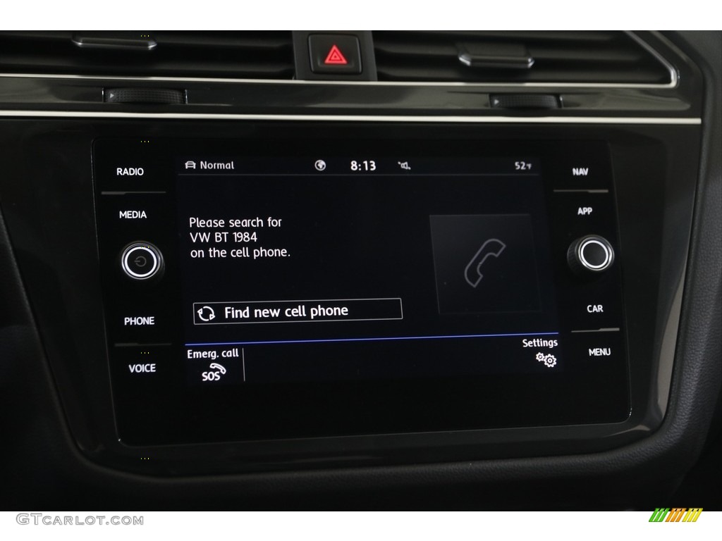 2020 Tiguan SEL 4MOTION - Deep Black Pearl / Titan Black photo #12