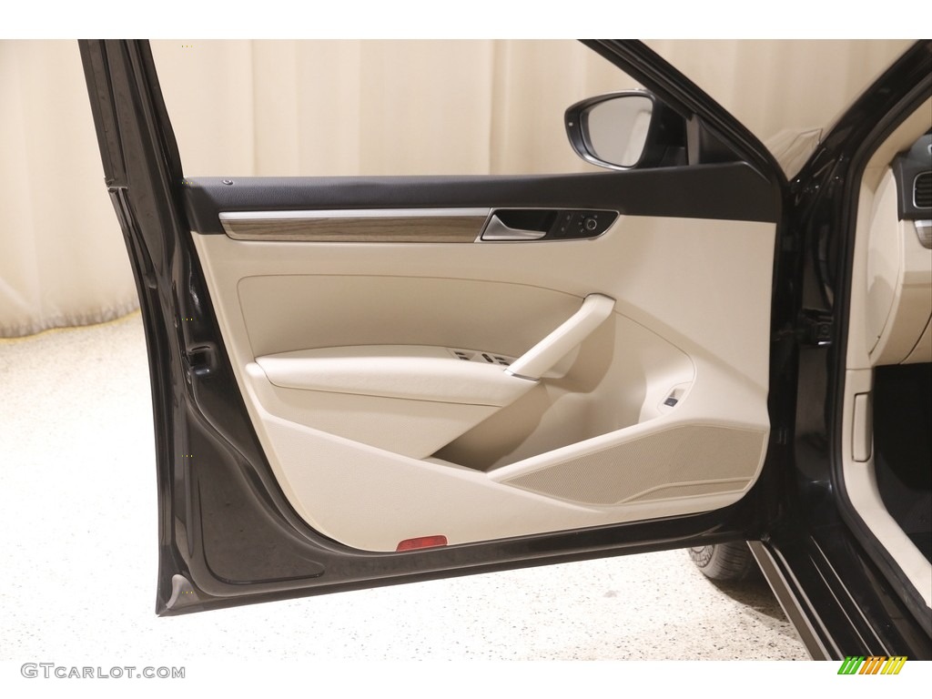 2016 Passat SE Sedan - Black / Cornsilk Beige photo #4