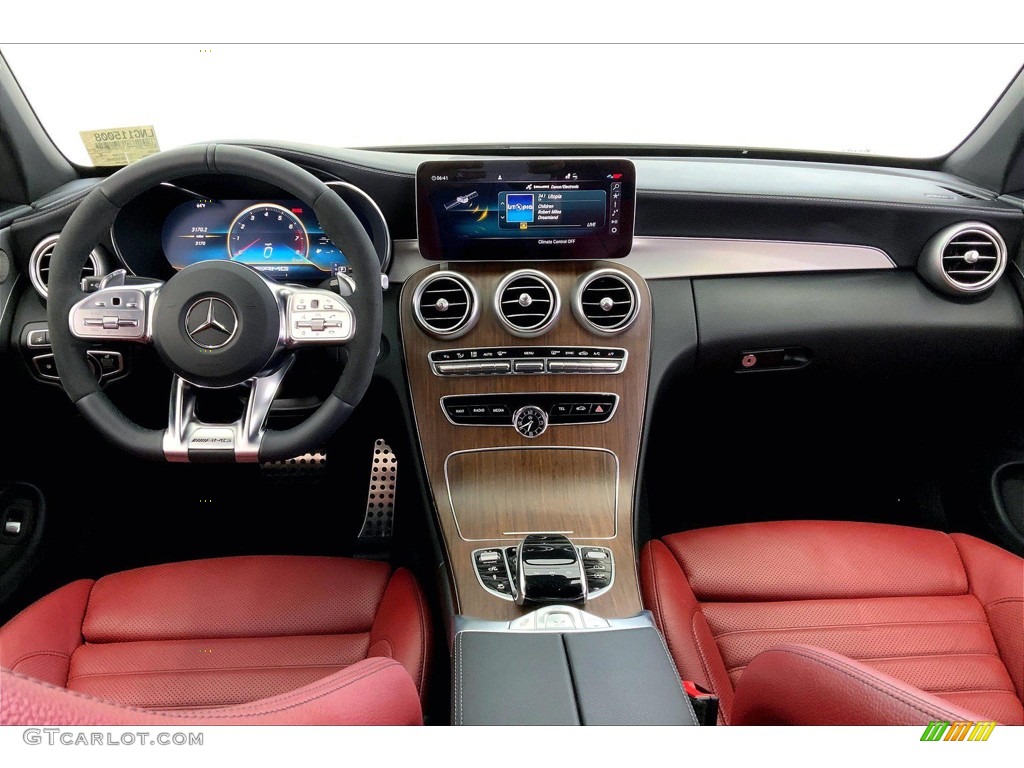 2022 C AMG 43 4Matic Cabriolet - Polar White / Cranberry Red photo #15