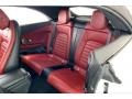 2022 Mercedes-Benz C Cranberry Red Interior Rear Seat Photo