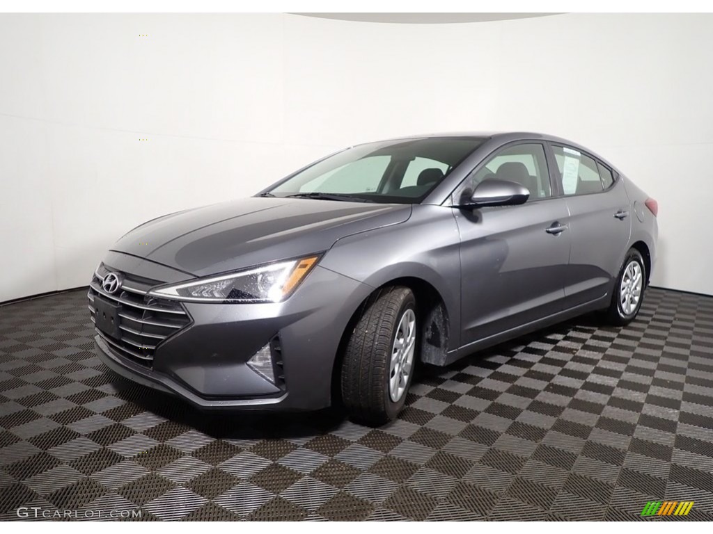 2019 Elantra SE - Machine Gray / Black photo #8