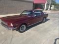 Vintage Burgundy 1966 Ford Mustang Coupe Exterior