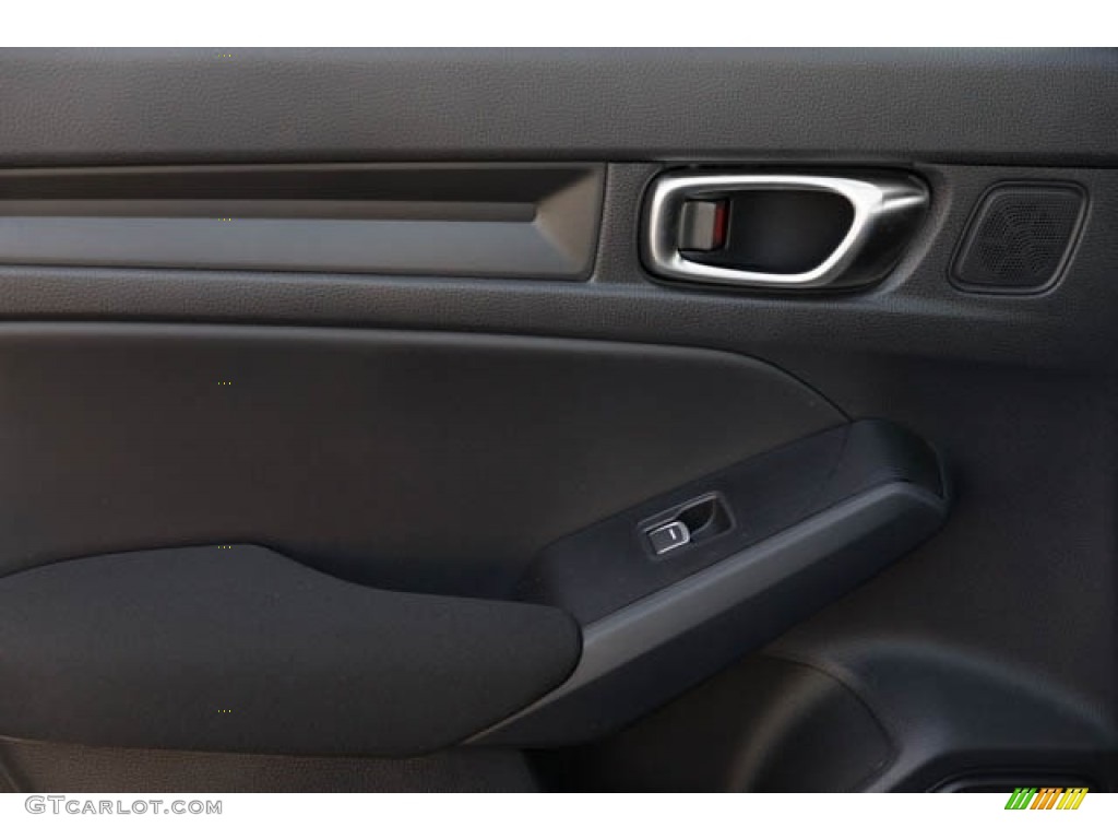 2023 Honda Civic Si Sedan Black/Red Door Panel Photo #146058818