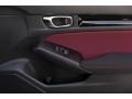 Black/Red 2023 Honda Civic Si Sedan Door Panel