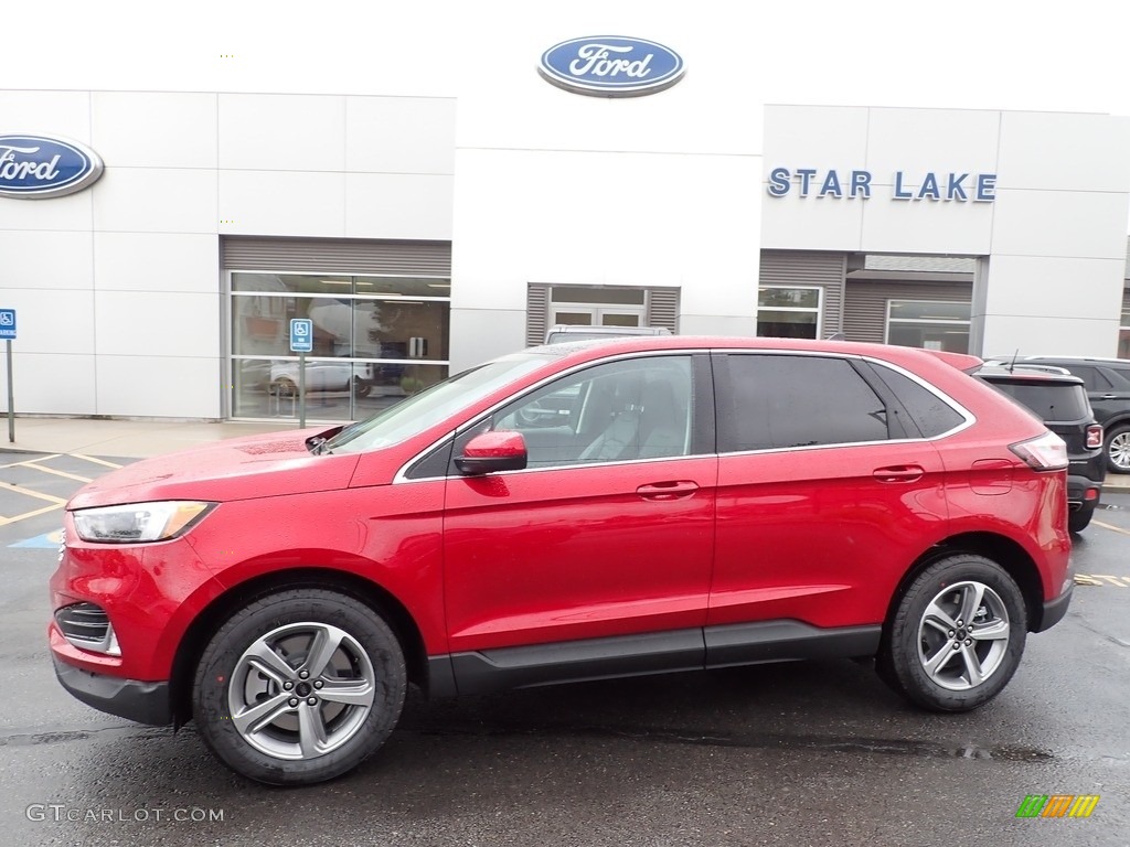 2023 Edge SEL AWD - Rapid Red Metallic / Ebony photo #1