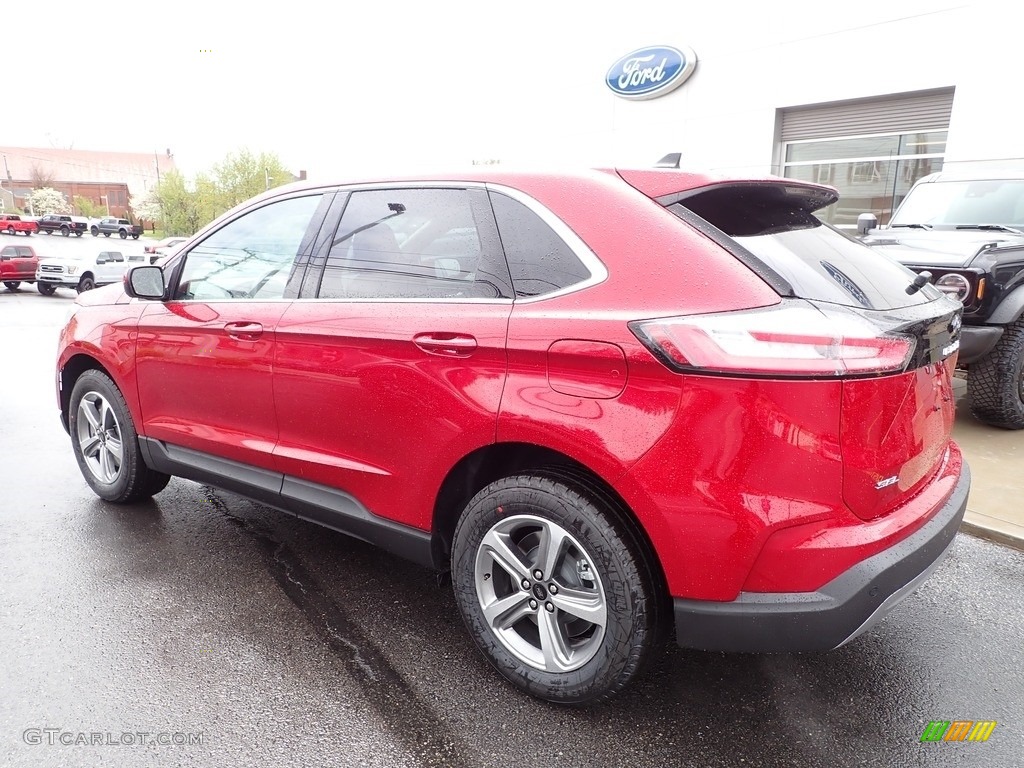 2023 Edge SEL AWD - Rapid Red Metallic / Ebony photo #3