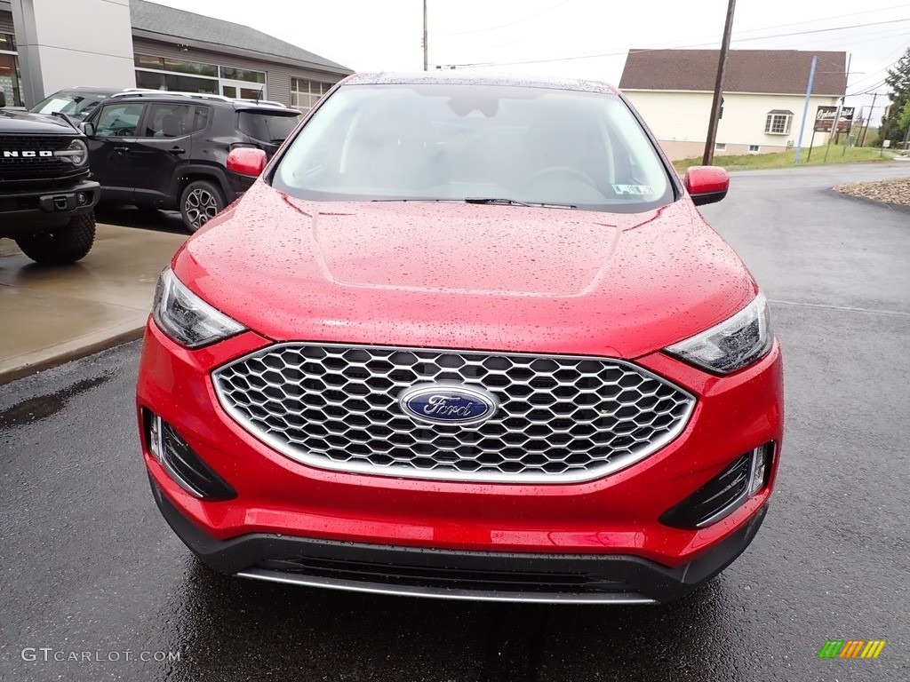 2023 Edge SEL AWD - Rapid Red Metallic / Ebony photo #8
