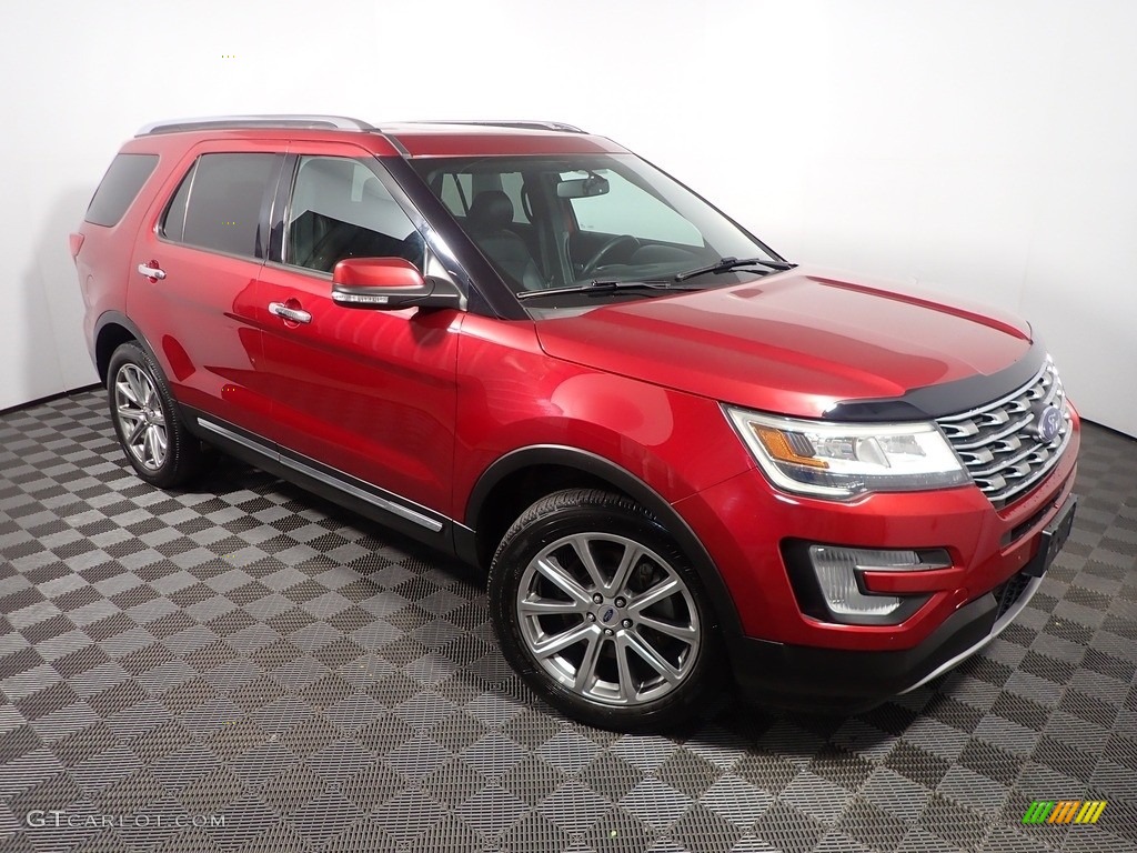 2017 Explorer Limited 4WD - Ruby Red / Ebony Black photo #5