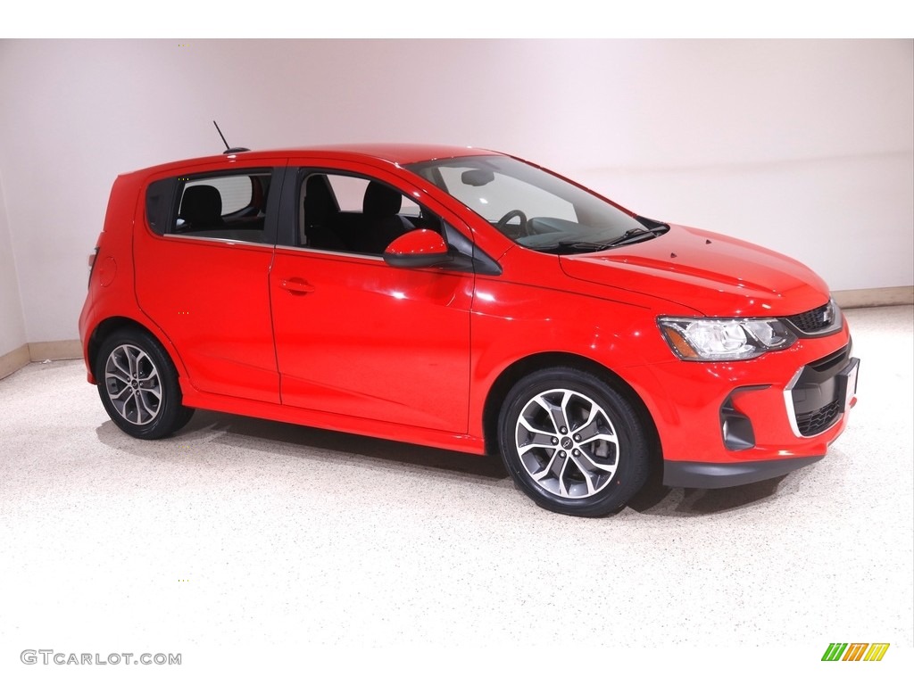 2020 Sonic LT Hatchback - Red Hot / Jet Black photo #1