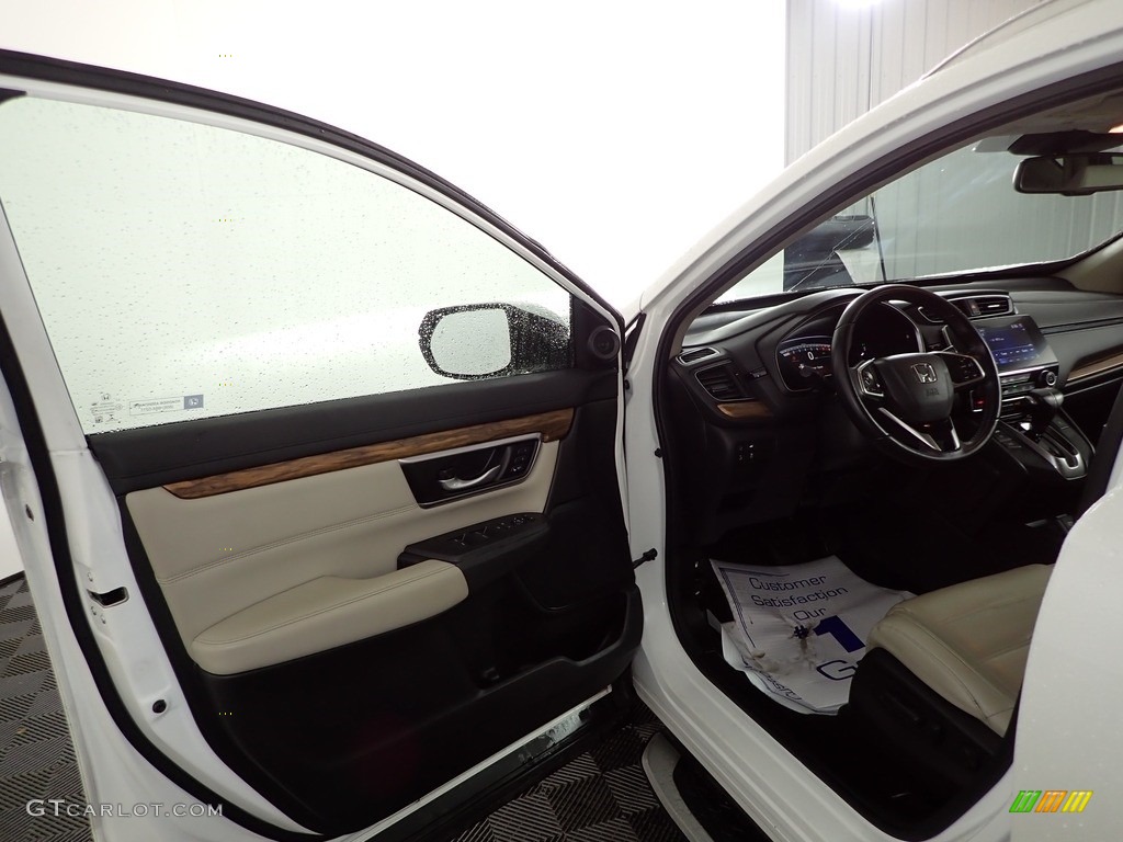 2018 CR-V Touring AWD - White Diamond Pearl / Ivory photo #14