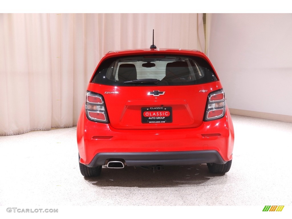 2020 Sonic LT Hatchback - Red Hot / Jet Black photo #16