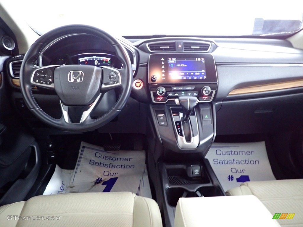 2018 CR-V Touring AWD - White Diamond Pearl / Ivory photo #29