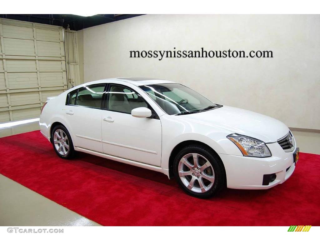 Winter Frost Pearl Nissan Maxima