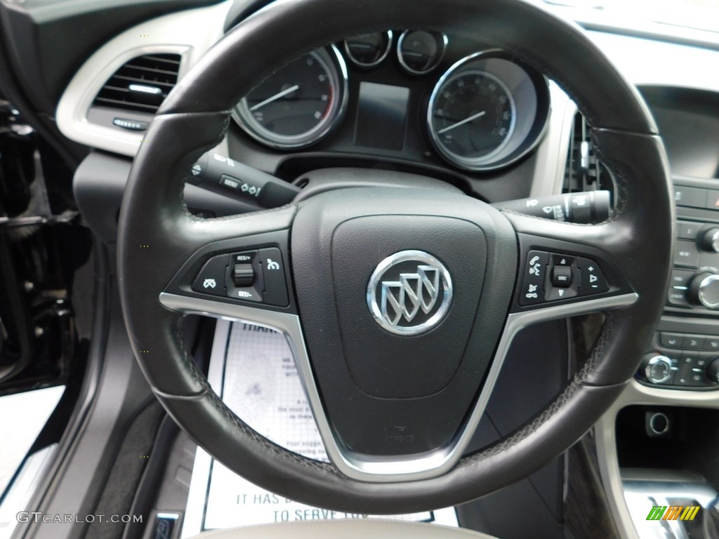 2016 Buick Verano Sport Touring Group Medium Titanium Steering Wheel Photo #146061824