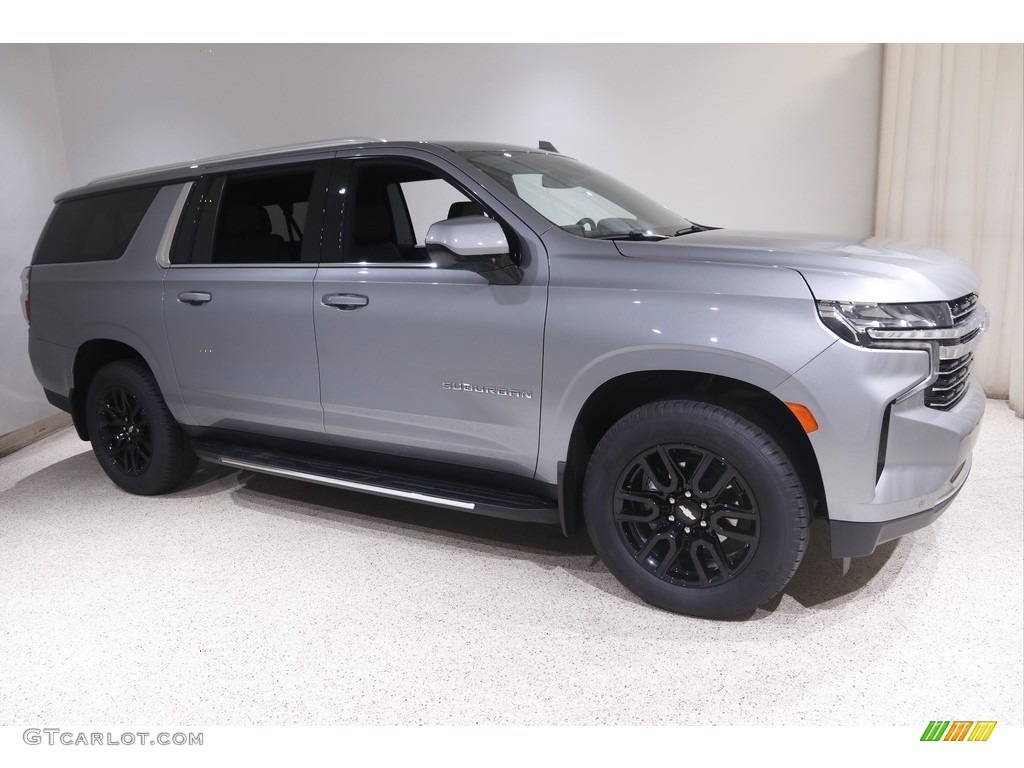 Sterling Gray Metallic 2023 Chevrolet Suburban LT 4WD Exterior Photo #146062052