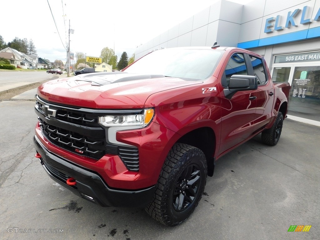 2023 Silverado 1500 LT Trail Boss Crew Cab 4x4 - Radiant Red Tintcoat / Jet Black photo #2