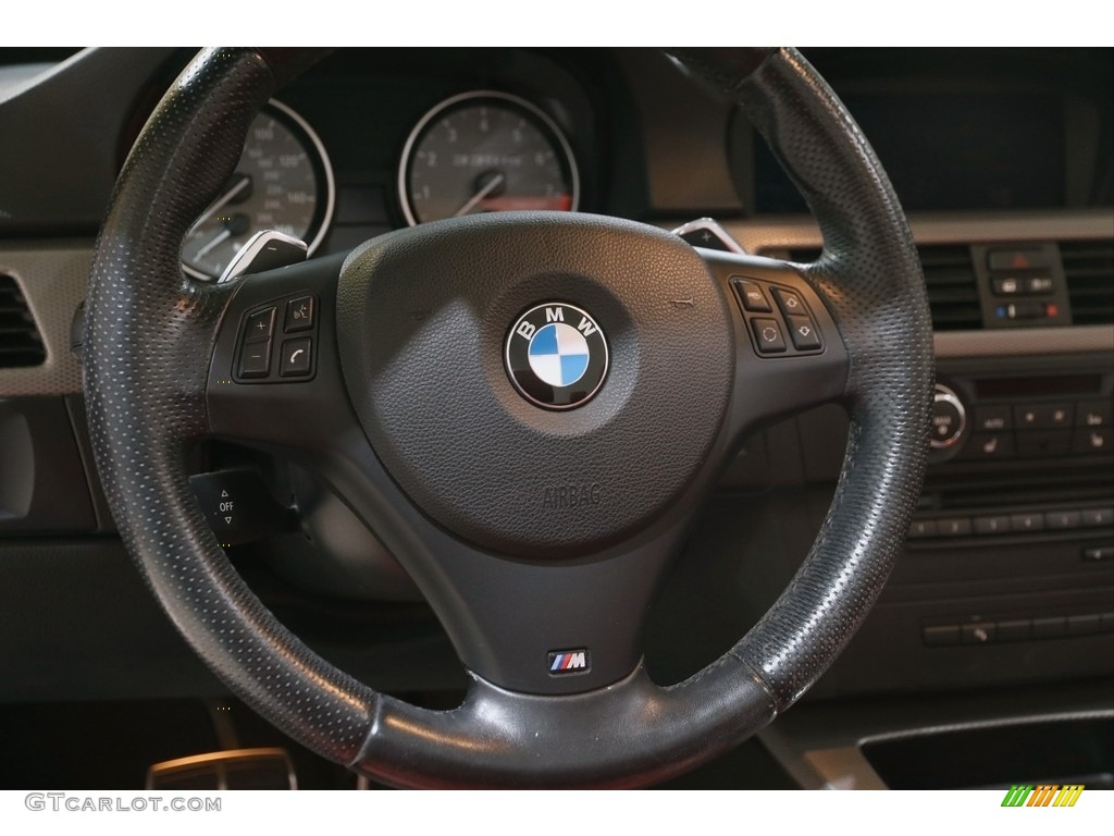 2012 BMW 3 Series 335is Convertible Coral Red/Black Steering Wheel Photo #146062463