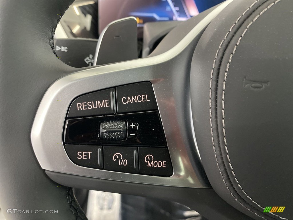 2024 BMW X5 xDrive40i Black Steering Wheel Photo #146062652