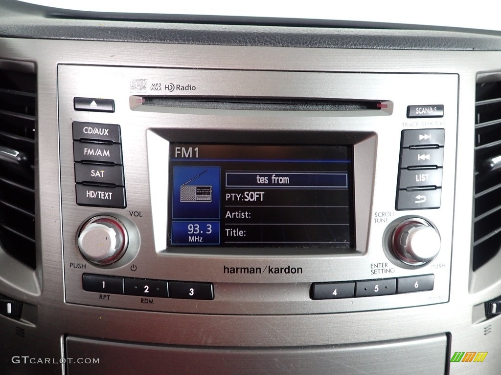 2013 Outback 2.5i Limited - Graphite Gray Metallic / Off Black Leather photo #2