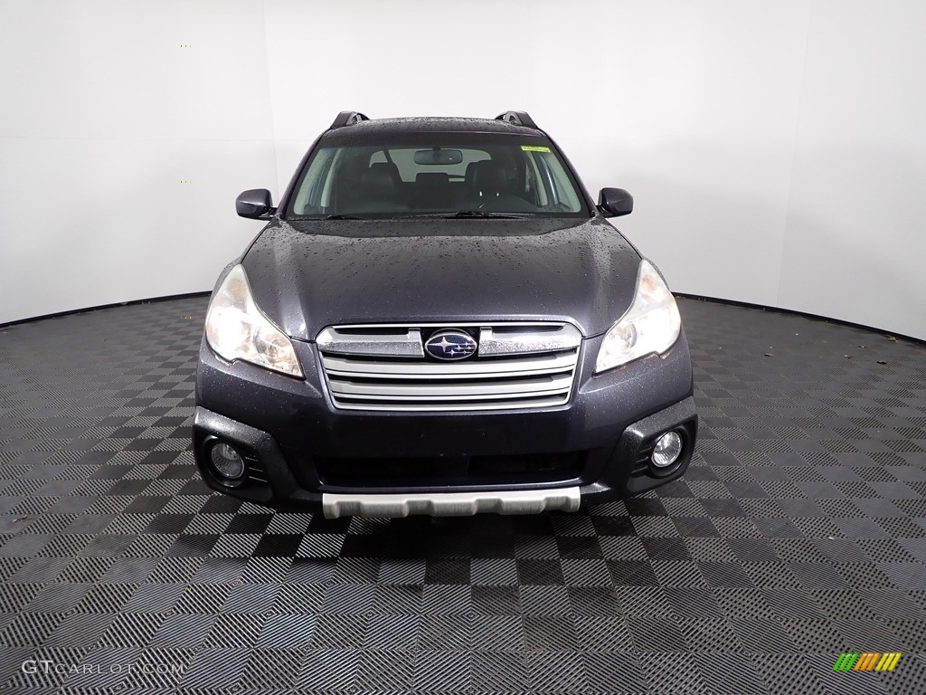 2013 Outback 2.5i Limited - Graphite Gray Metallic / Off Black Leather photo #5