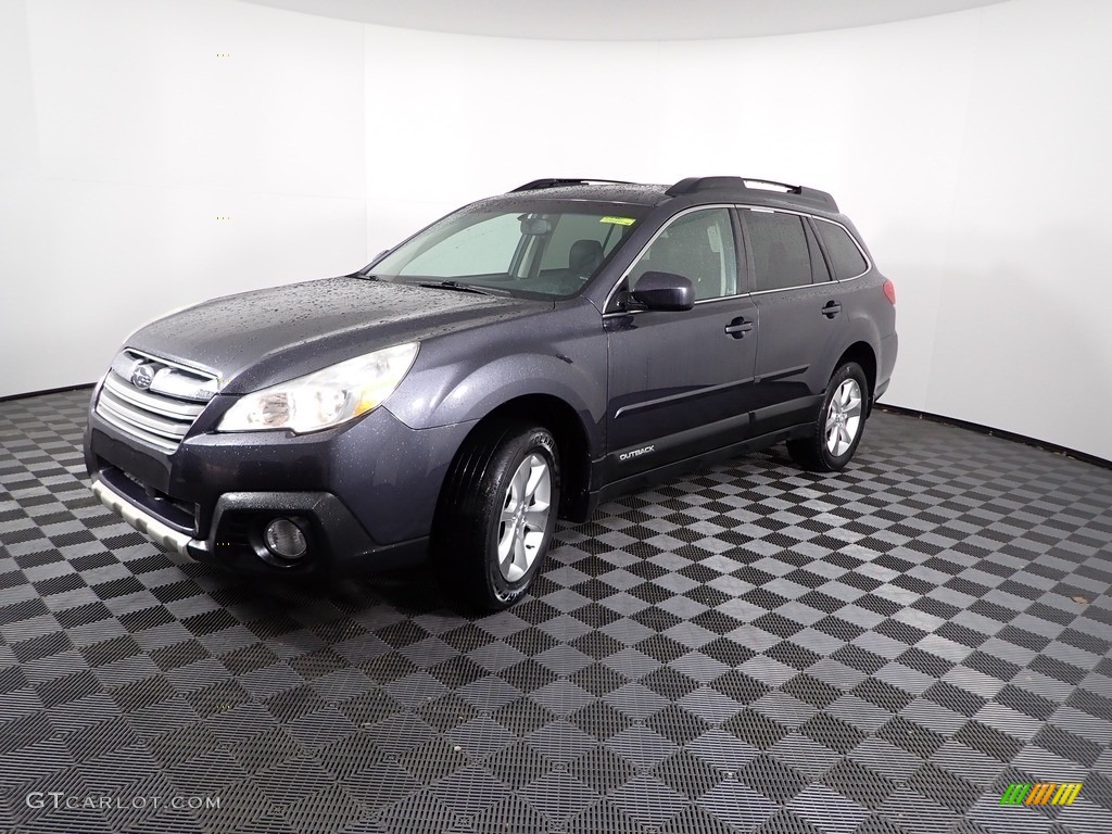 2013 Outback 2.5i Limited - Graphite Gray Metallic / Off Black Leather photo #6