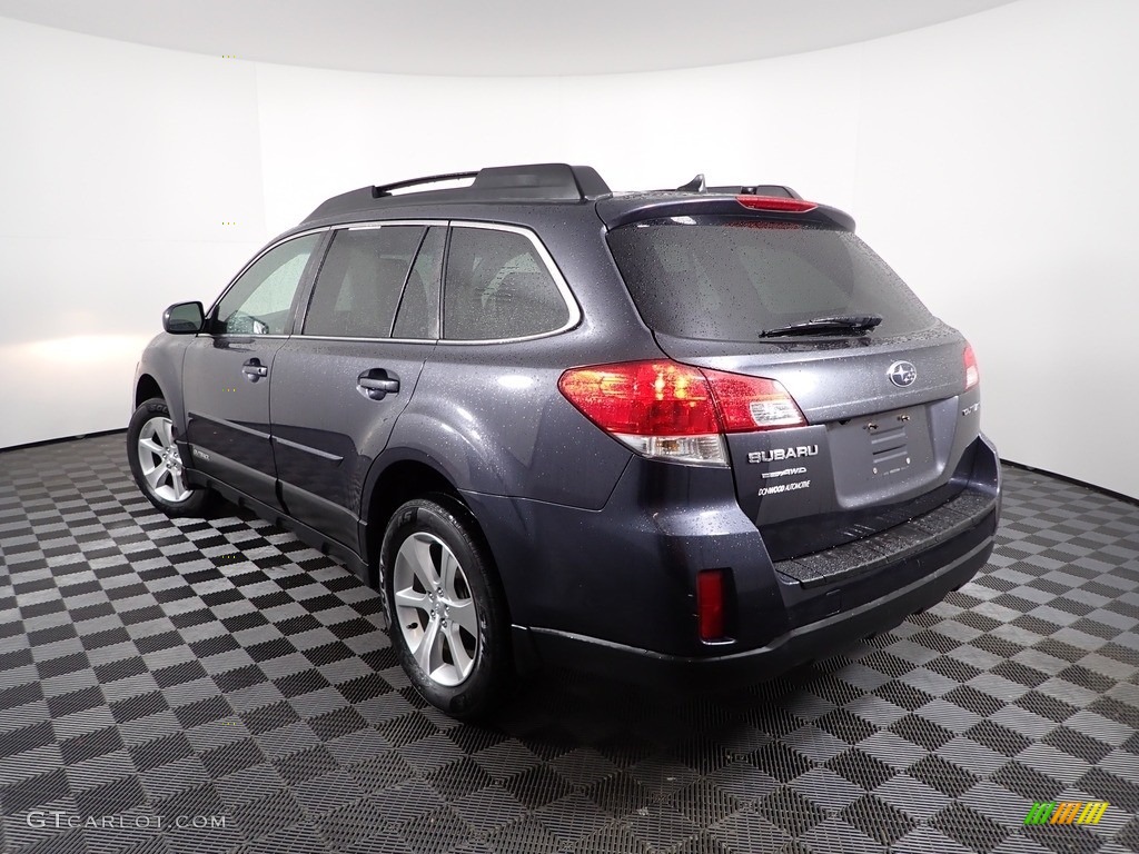 2013 Outback 2.5i Limited - Graphite Gray Metallic / Off Black Leather photo #7