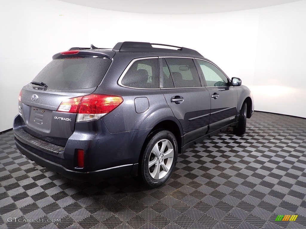 2013 Outback 2.5i Limited - Graphite Gray Metallic / Off Black Leather photo #11