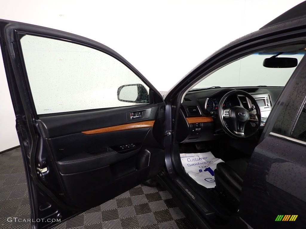 2013 Outback 2.5i Limited - Graphite Gray Metallic / Off Black Leather photo #12