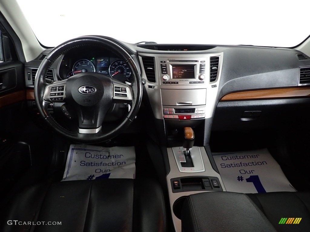 2013 Outback 2.5i Limited - Graphite Gray Metallic / Off Black Leather photo #27