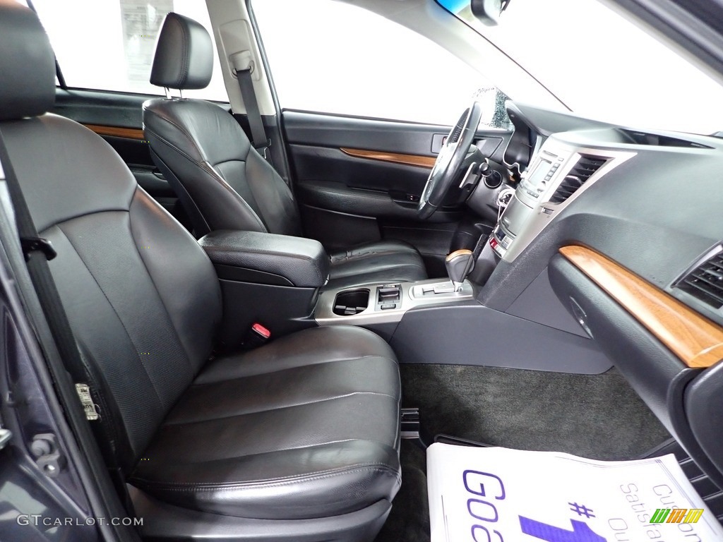 2013 Outback 2.5i Limited - Graphite Gray Metallic / Off Black Leather photo #29