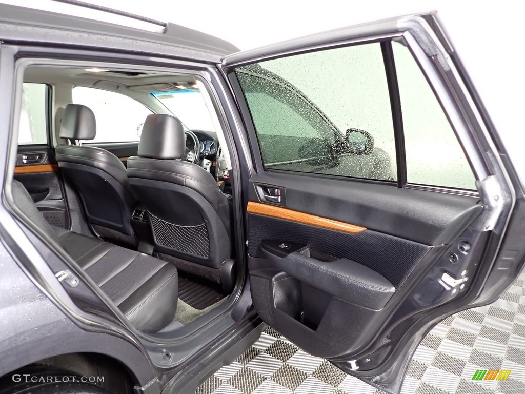2013 Outback 2.5i Limited - Graphite Gray Metallic / Off Black Leather photo #30