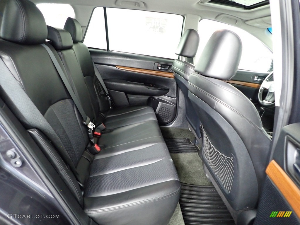 2013 Outback 2.5i Limited - Graphite Gray Metallic / Off Black Leather photo #31