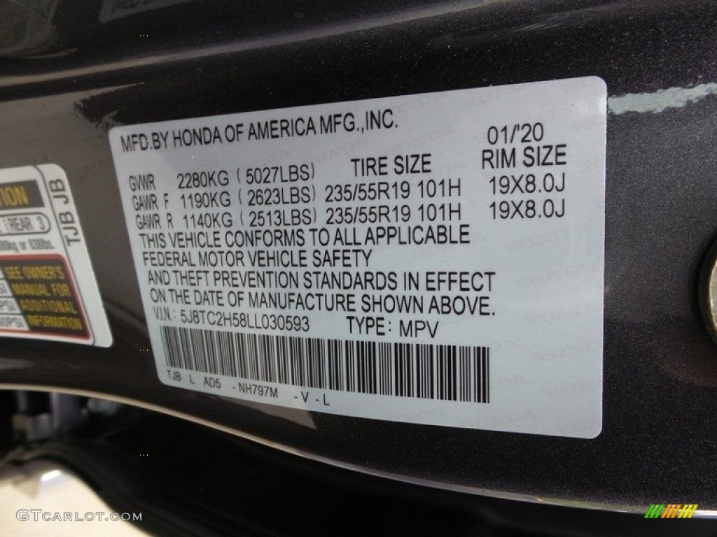 2020 RDX Technology AWD - Modern Steel Metallic / Ebony photo #23