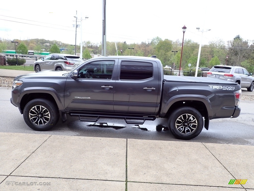 2021 Tacoma TRD Sport Double Cab 4x4 - Magnetic Gray Metallic / TRD Cement/Black photo #4