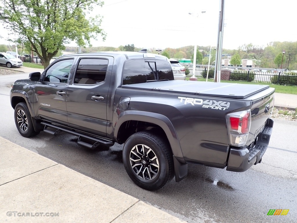2021 Tacoma TRD Sport Double Cab 4x4 - Magnetic Gray Metallic / TRD Cement/Black photo #5