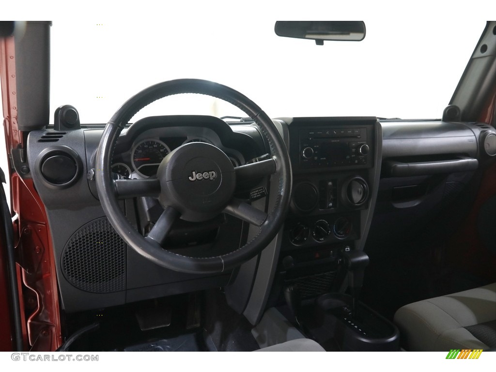 2010 Wrangler Unlimited Sport 4x4 - Red Rock Crystal Pearl / Dark Slate Gray/Medium Slate Gray photo #6