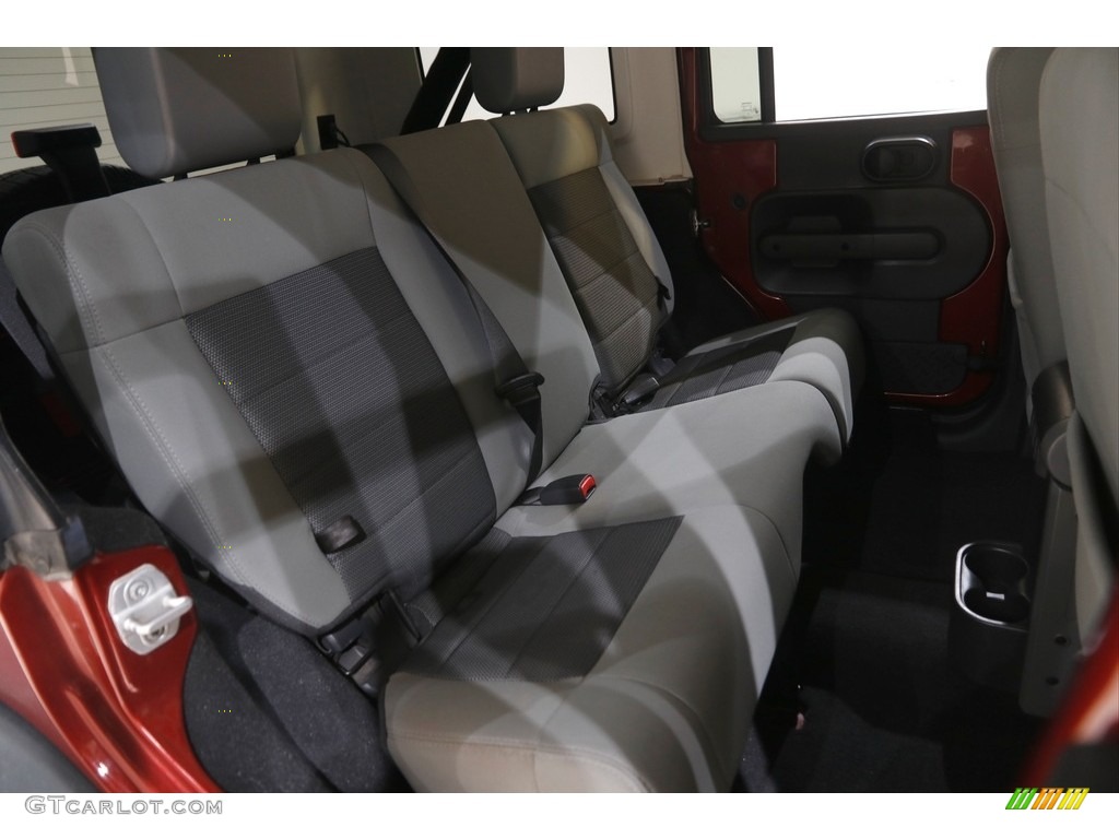 2010 Wrangler Unlimited Sport 4x4 - Red Rock Crystal Pearl / Dark Slate Gray/Medium Slate Gray photo #13