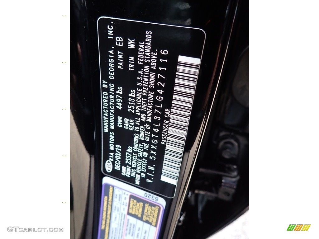 2020 Optima Special Edition - Black / Black photo #20