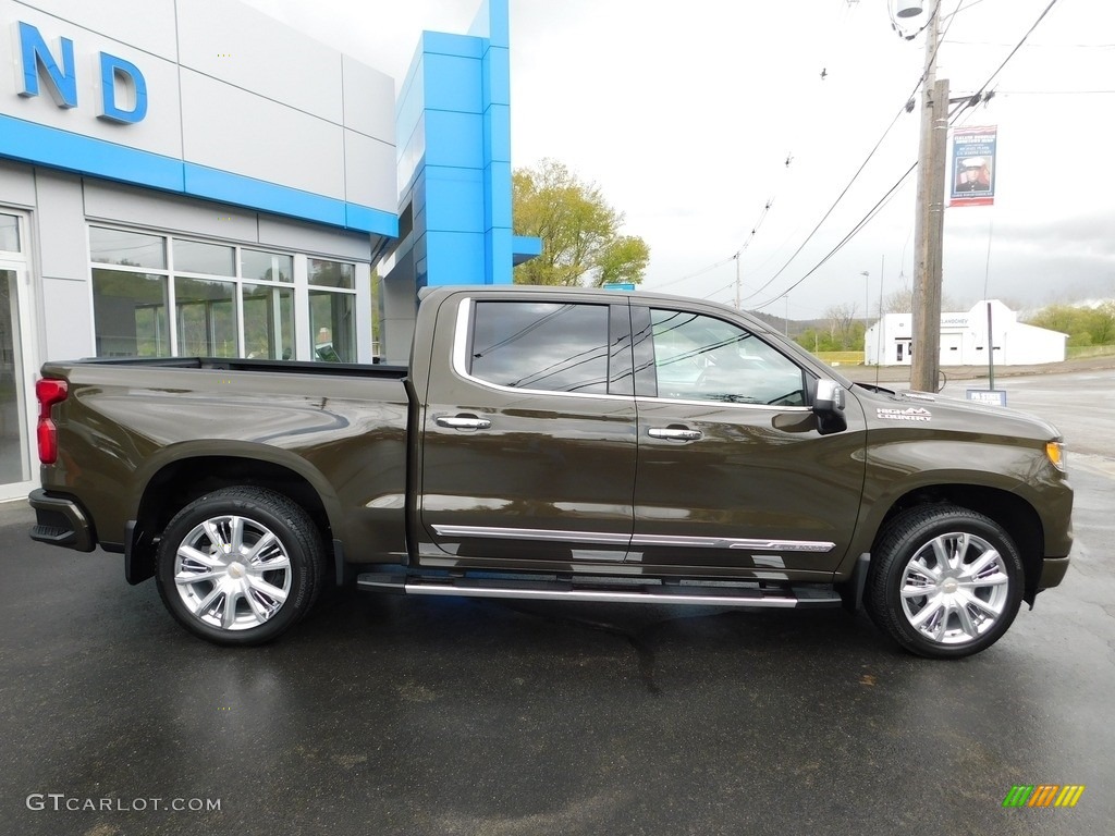 Harvest Bronze Metallic 2023 Chevrolet Silverado 1500 High Country Crew Cab 4x4 Exterior Photo #146065349