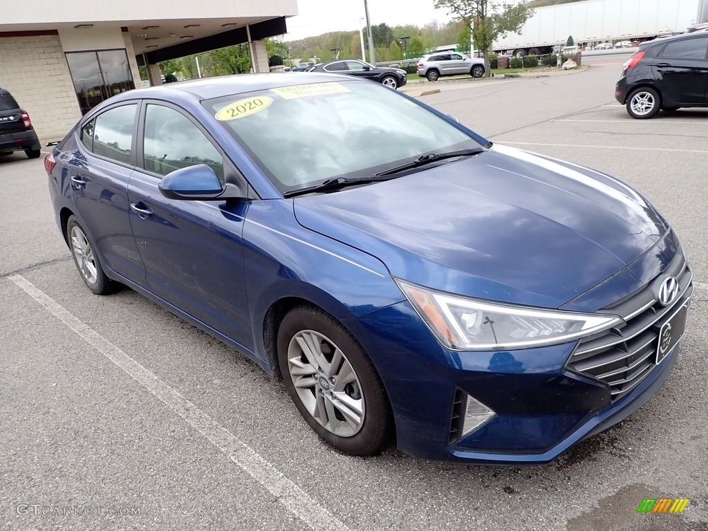 2020 Elantra SEL - Lakeside Blue / Black photo #2