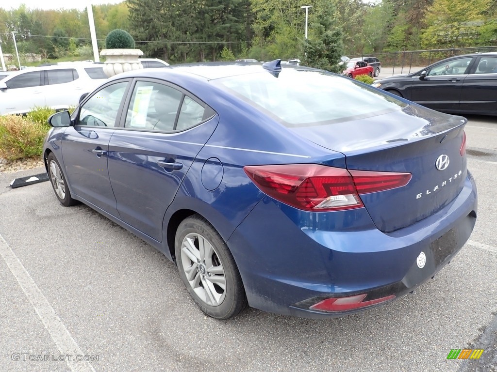 2020 Elantra SEL - Lakeside Blue / Black photo #4