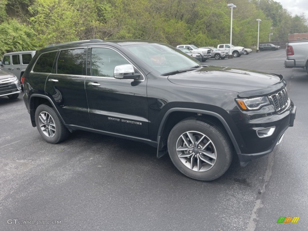 Diamond Black Crystal Pearl 2020 Jeep Grand Cherokee Limited 4x4 Exterior Photo #146065646